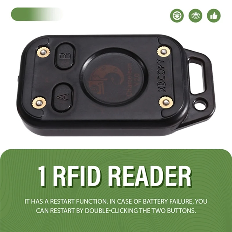 BTLIFE-Chameleon Ultra V2.0 Pembaca Emulator Chip Pintar RFID dengan Restart 125Khz 13.56Mhz Duplikator Dekode Kartu NFC