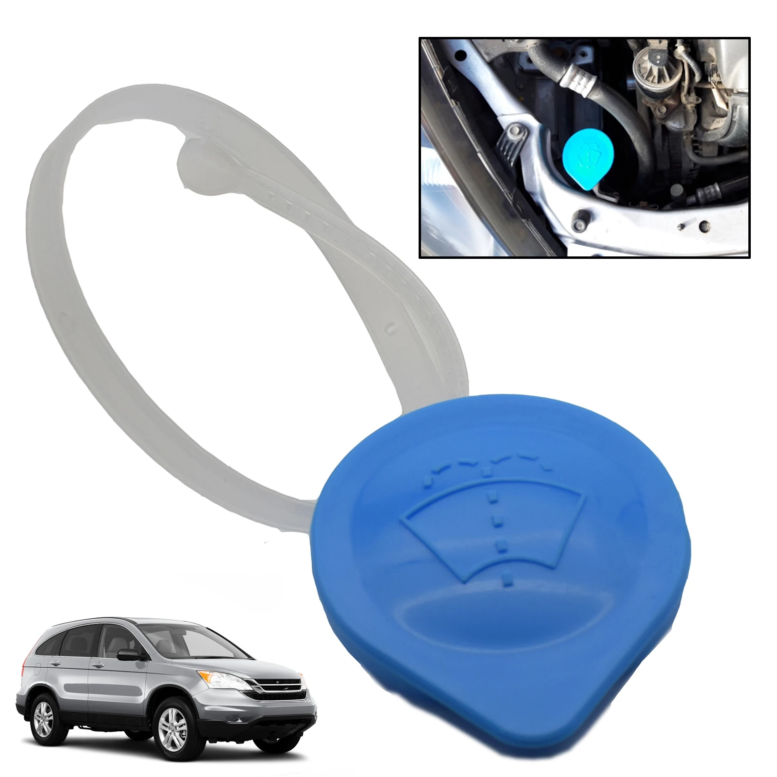 Car Auto Washer Bottle Reservoir Tank Cap For Honda CR-V Insight Civic 7 8 Accord 5 6 Washer Reservoir Cap New 76802-SJD-003