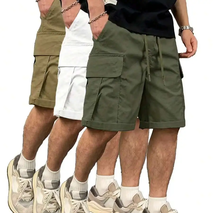 

Mens Casual Cargo Shorts Three Pack Outdoor Style