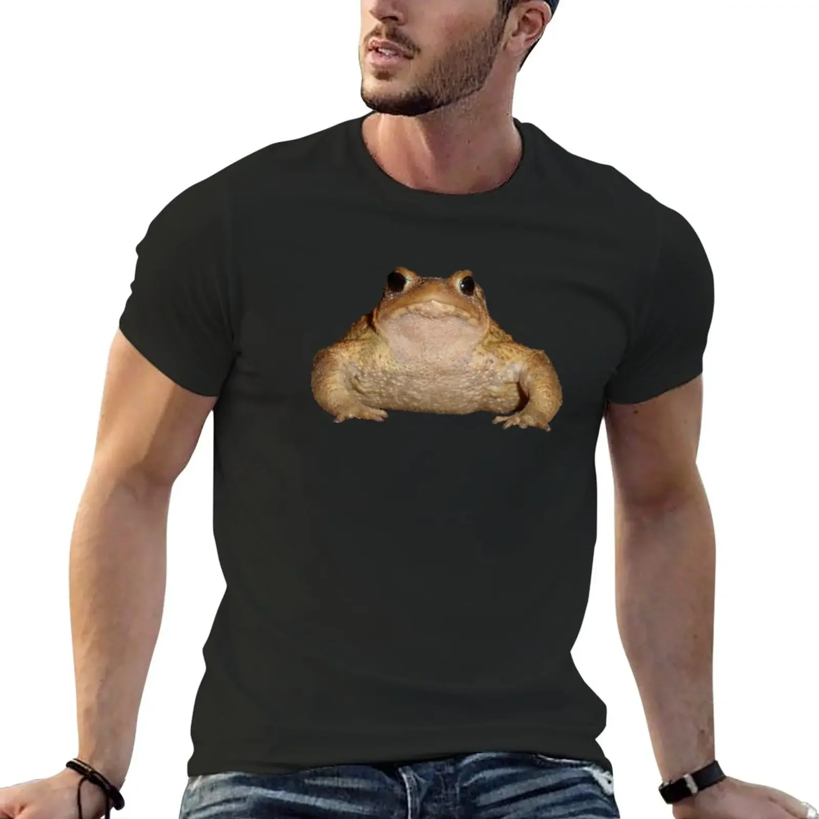 

Bufo Bufo European Toad Close Up Photo Portrait T-Shirt sweat plus sizes mens funny t shirts