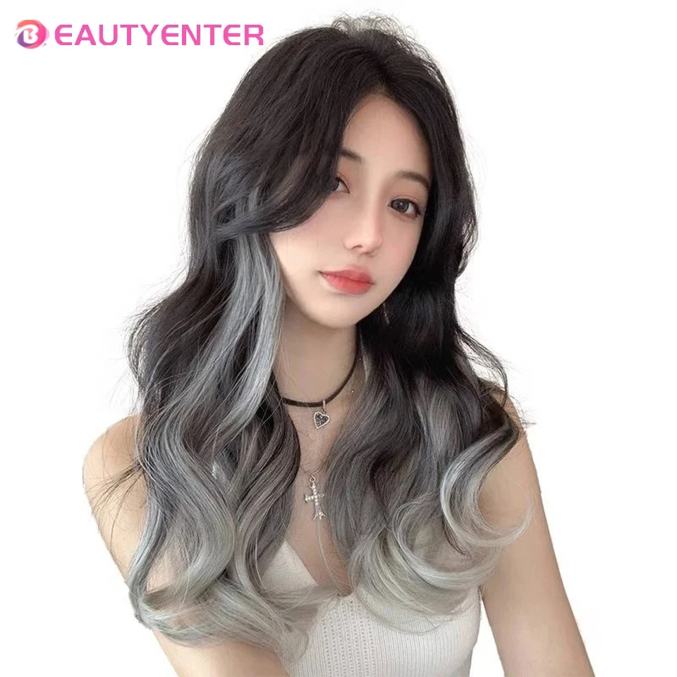 Synthetic Wig Women's One-piece French Curl Invisible Seamless Curling Piece To Increase Hair Volume Curly Hair Extensions