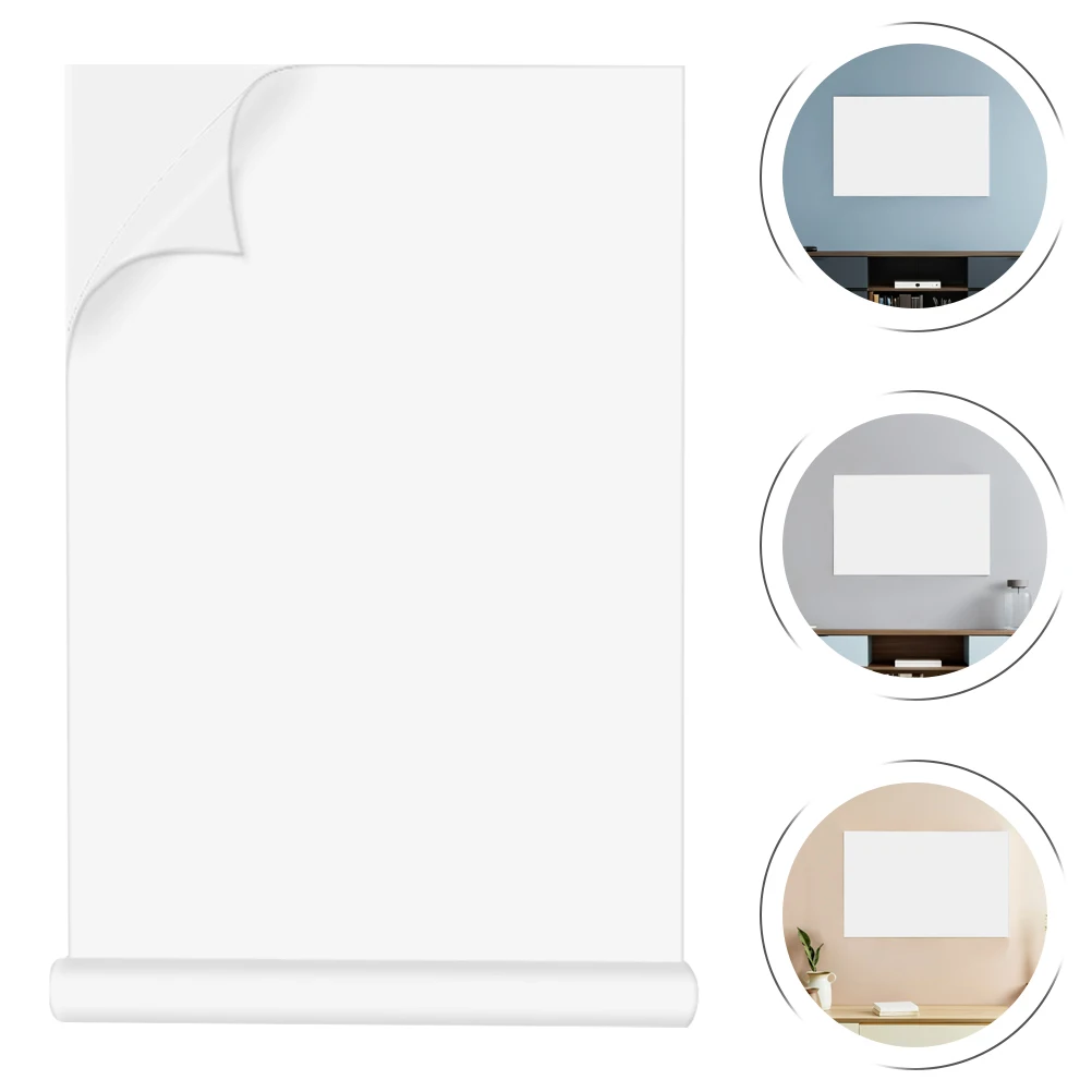 ไวท์บอร์ดสติกเกอร์ติดผนังแบบมีกาวในตัวบอร์ดแบบลบได้สติกเกอร์แบบแห้งลบวอลล์เปเปอร์