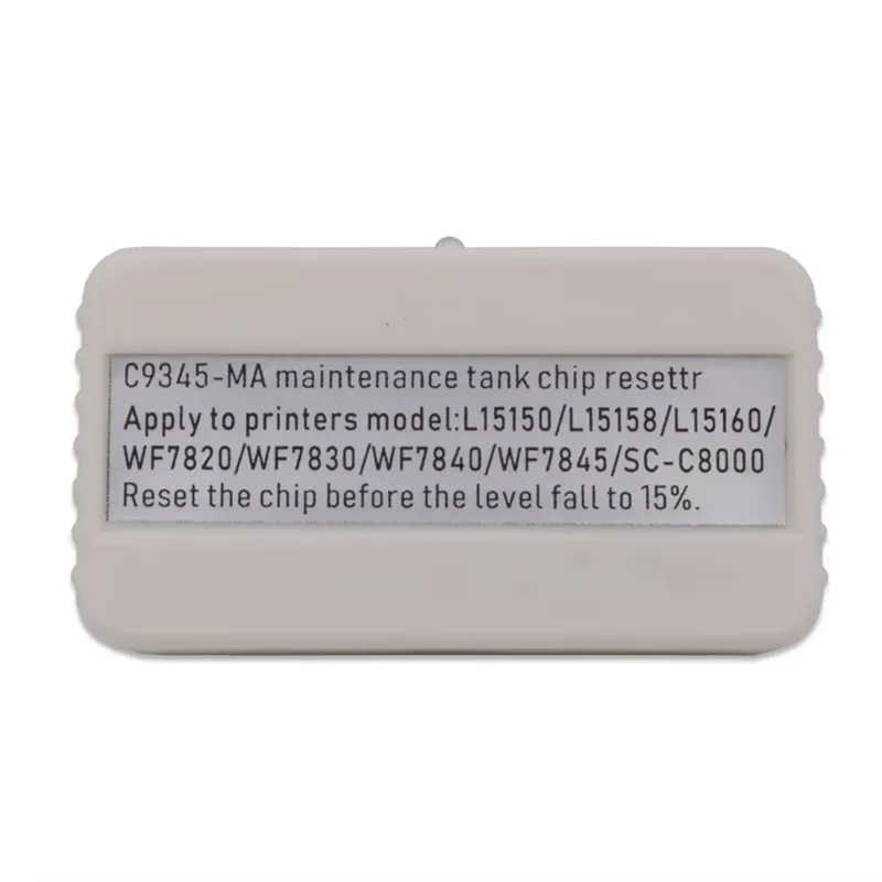 

【Price Drop !!】C9345 Ink Maintenance Box Chip Resetter For Epson WF-7820 WF-7830 WF-7840 WF-7845 L18050 L15150 L15158 L15160 SC-