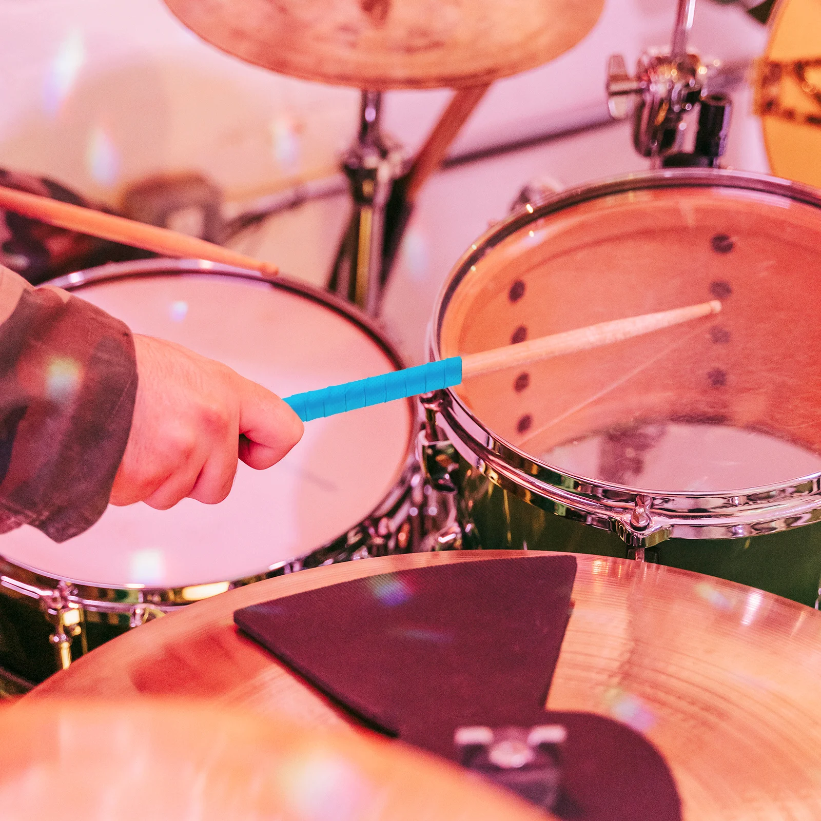 

2Pcs Snare Drum Stick Belts Sturdy Non-Slip Tape for Professional Musicians Drum Drumstick Tape Drumstick Non-Slip Tapes