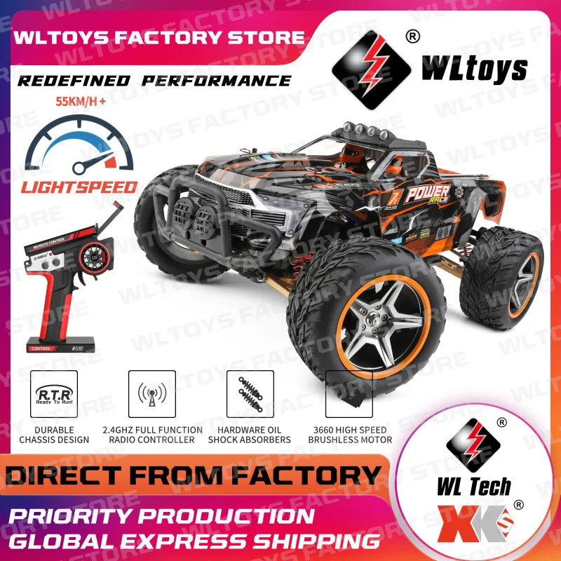 

Weili 104018 1:10 Remote Control Electric Four-wheel Drive Climbing Brushless Motor High-speed Off-road Vehicle Model Toy