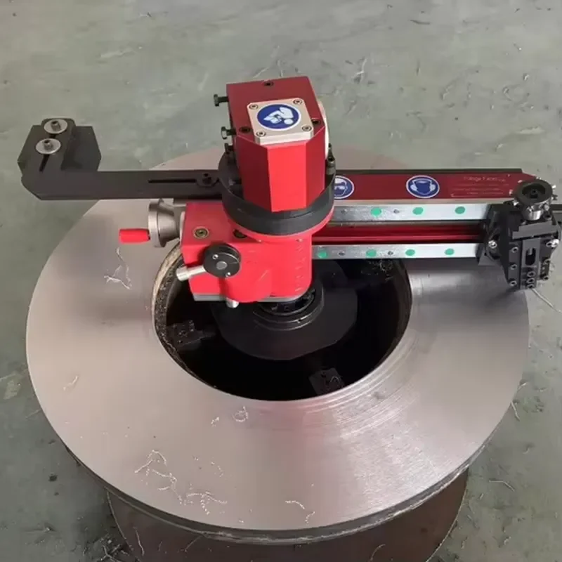 High Efficiency SERIN Automatic Electric or Pneumatic Portable Flange Facing Machine 2