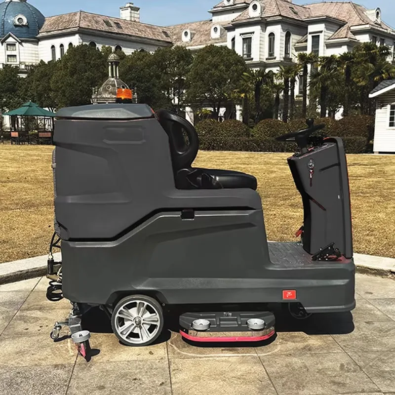 Electric Speed Scrub Rider Power Washer Surface Cleaner Floor Scrubber for Commercial Plaza