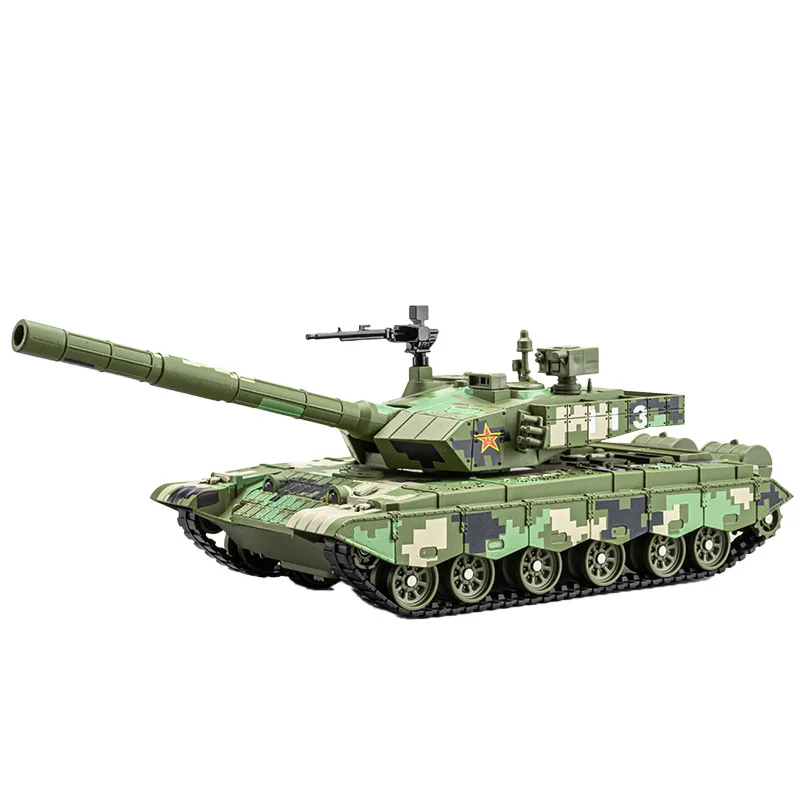 第二次世界大戦 1/30 タンク T99A 軍用装甲車 おもちゃ ダイキャスト合金製 シミュレーションカー モデル プルバック式 サウンドライト付き おもちゃ 車両モデル