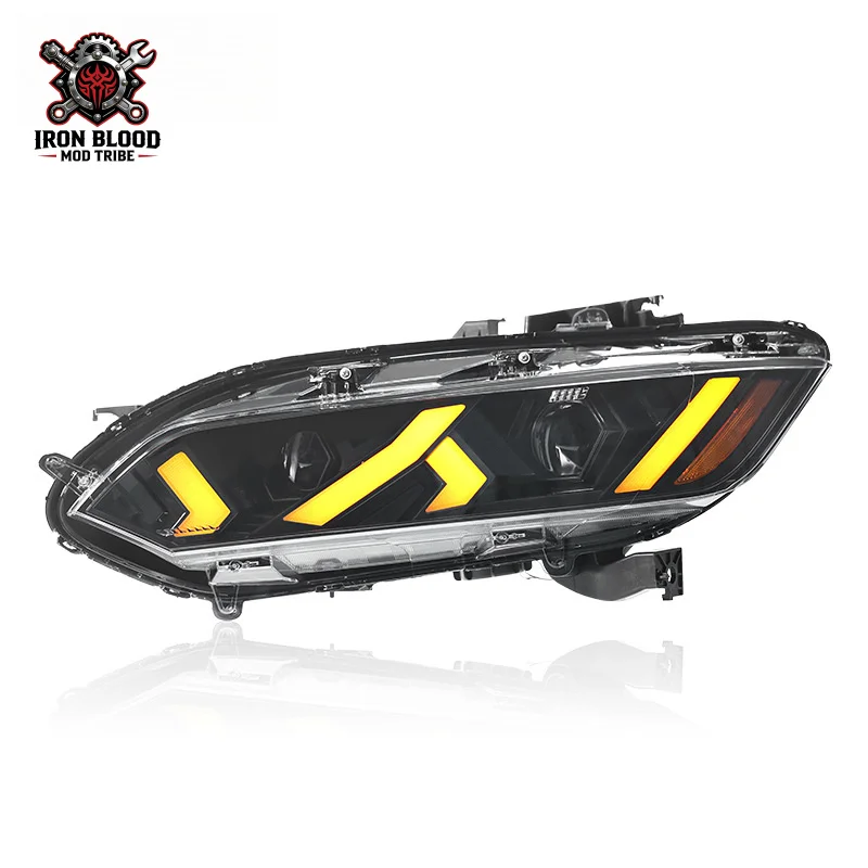 

Suitable for 2020-2022 Honda H-1 Headlight Assembly Modified Lamborghini Style LED Daytime Running Light Flowing Turn Signal Len