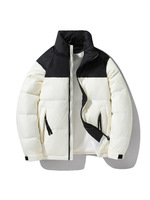 North Face Short Thickened down Jacket White Duck Feather Men's Couple Winter Outerwear Waterproof Machine Washable Korean Style