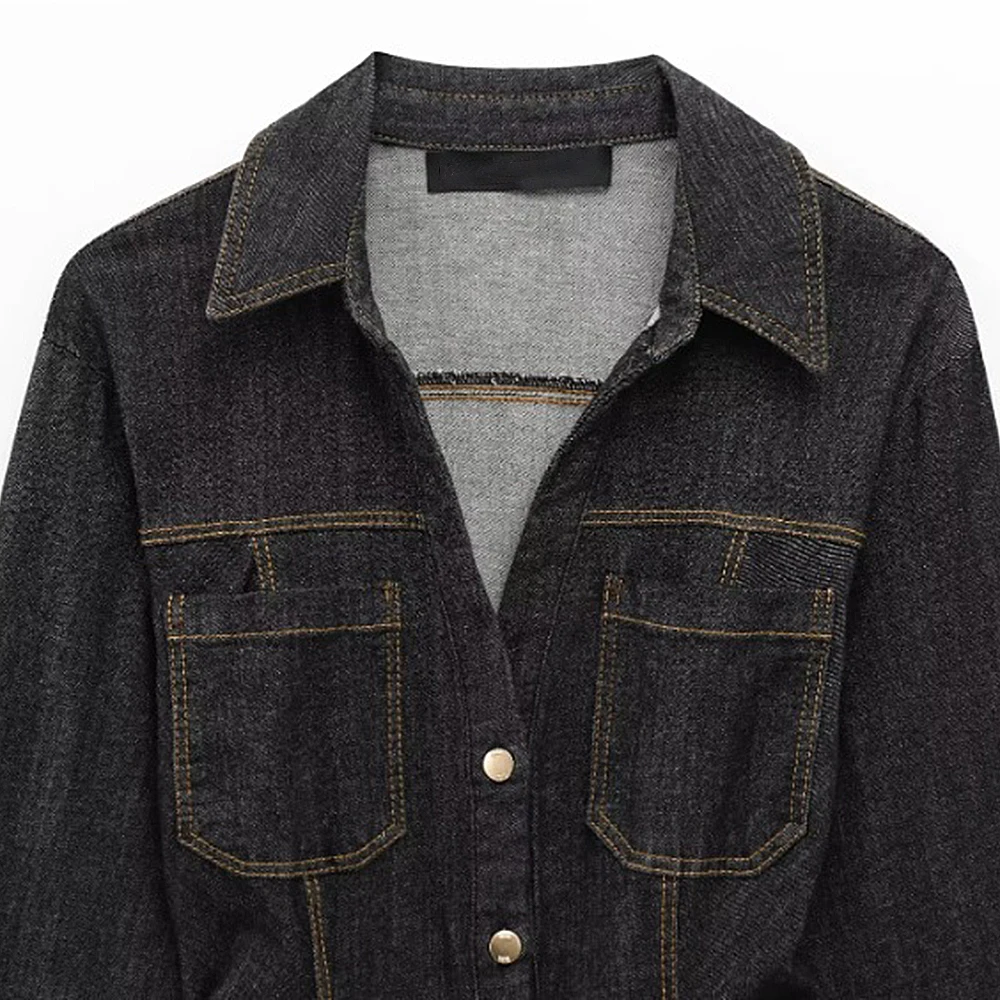 Pantalones de camisa Lel de manga larga ajustados a la moda de explosiones de AliExpress para mujeres europeas y americanas transfronterizas