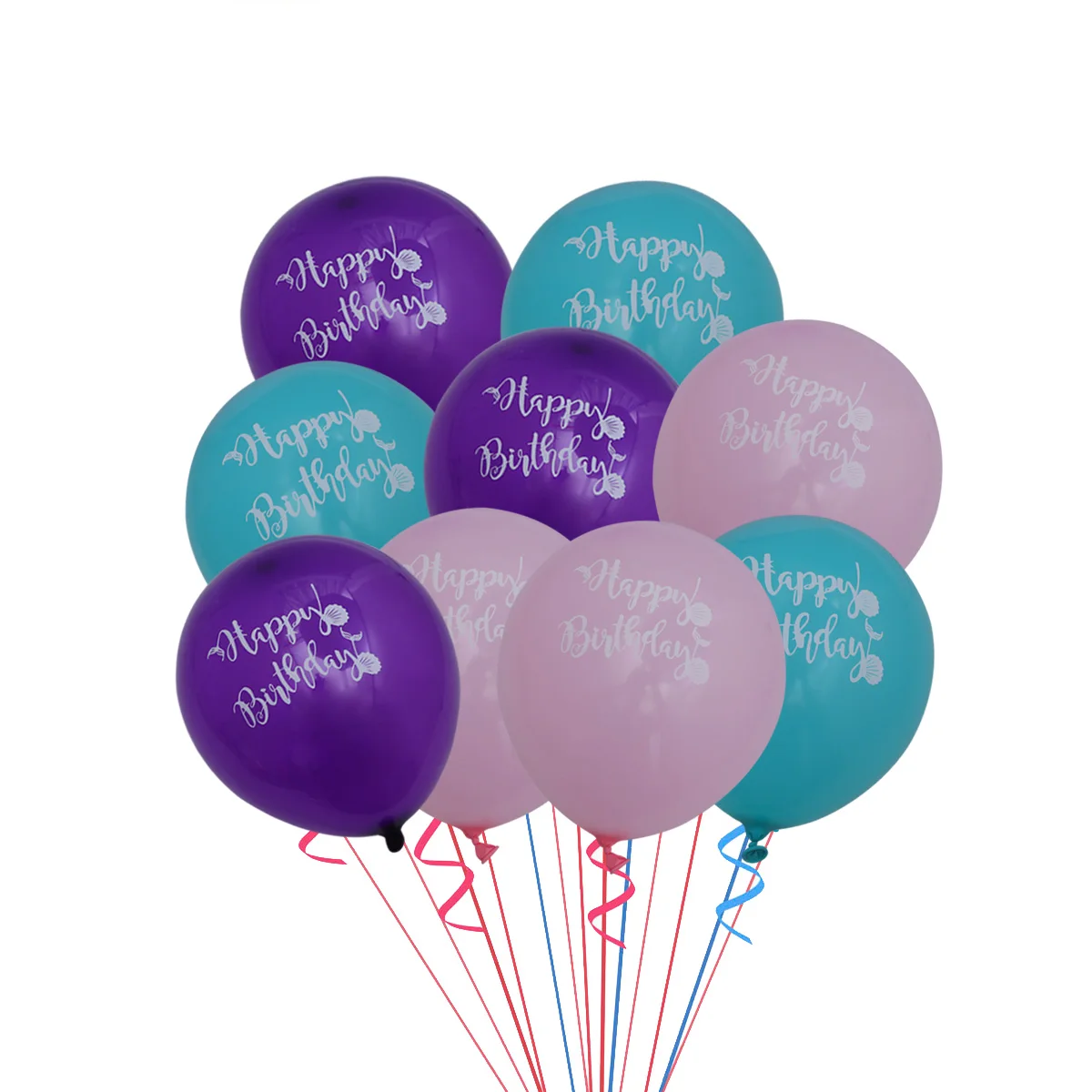 

15pcs Mermaid Balloons Set Non-toxic Odorless Latex Party Decoration Supplies Kids Birthday Theme Garden Party Favor