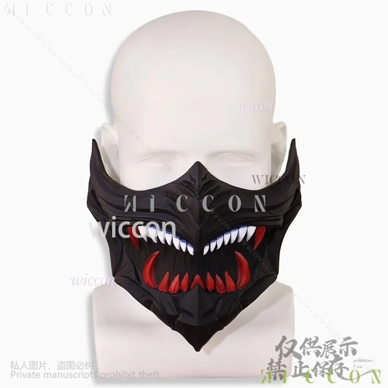 DY20Anime لعبة النينجا جيدن 4 تأثيري 2 اللون ثلاثية الأبعاد حمض البوليلاكتيك قناع الدعائم اكسسوارات لجميع القديسين حفلة عيد الميلاد Cos25