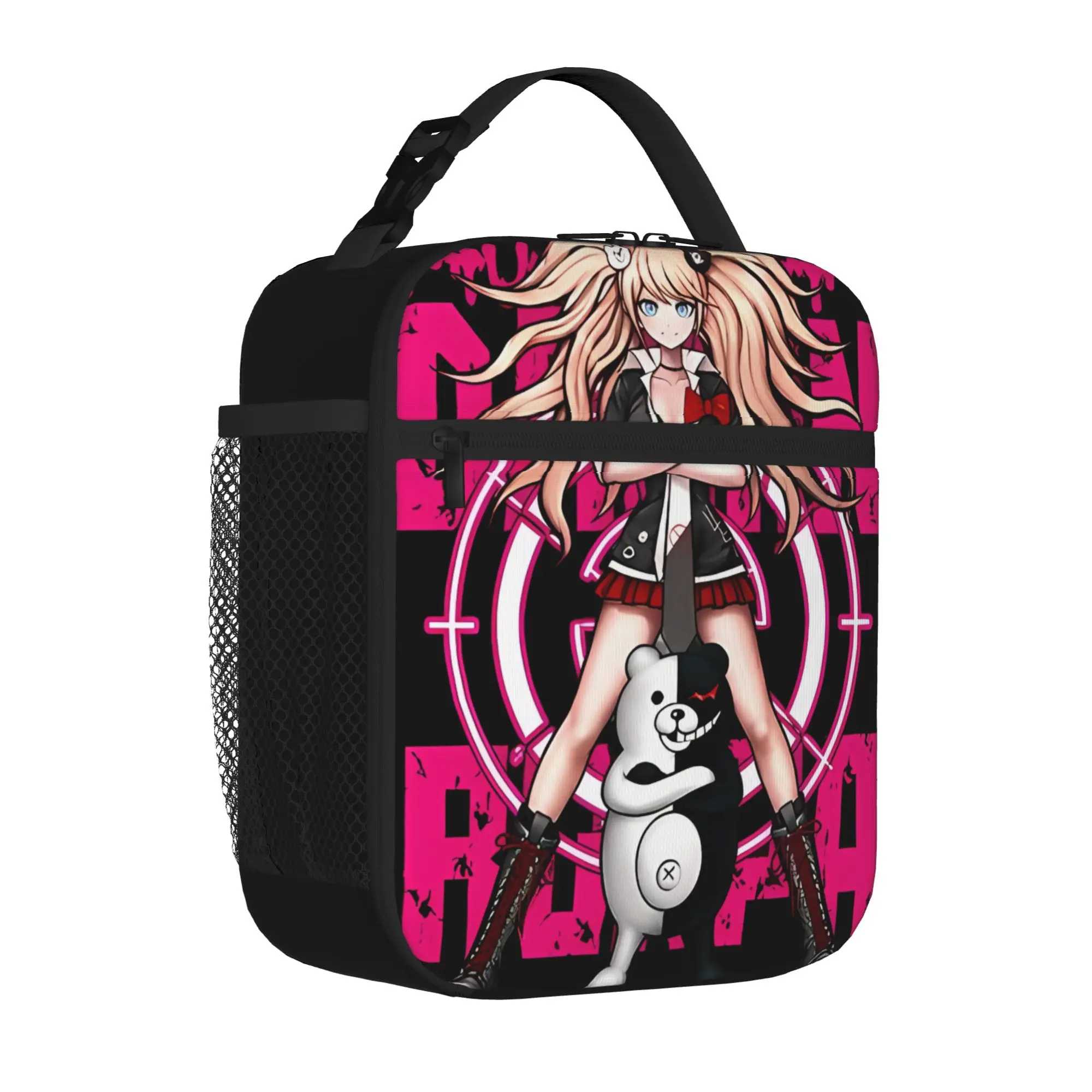 1 Piece Portable Lunch Container Dark Academy Zipper Closure Durable Pocket Danganronpa For Lunch Box Bag