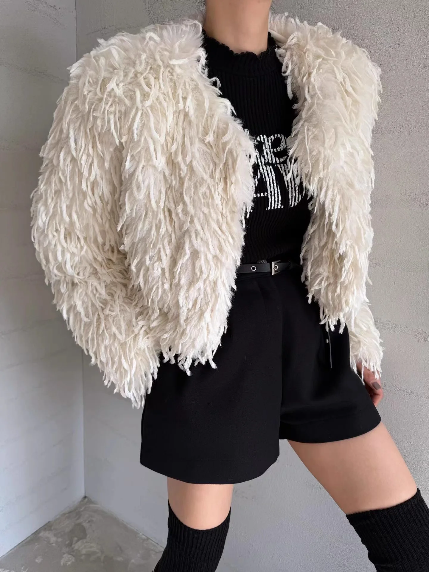 Ele فضفاض المرأة القطن Jaet 2025 شتاء جديد Sle فو الفراء صديقة للبيئة ort معطف طويل Sve تخفيف Sle