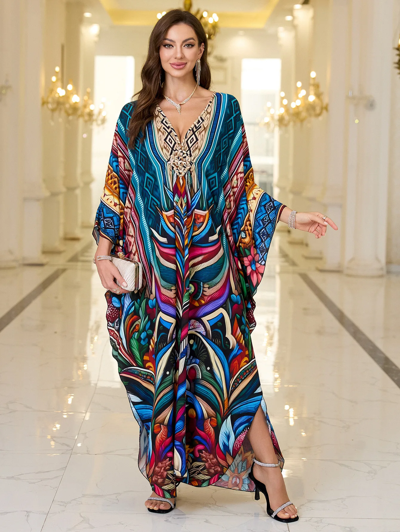 Women Kaftan Dresses Plus Size - огляд і ціна Cover Up Kaftan