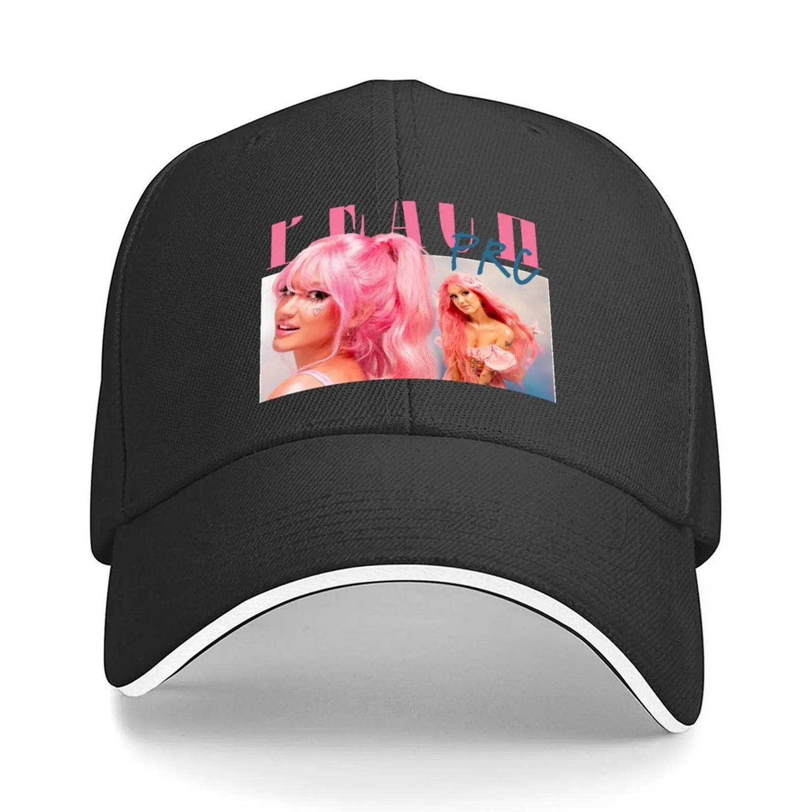 

peach prc retro bootleg design Baseball Cap Hat men New In Hat Icon fun hats Women Caps Men's