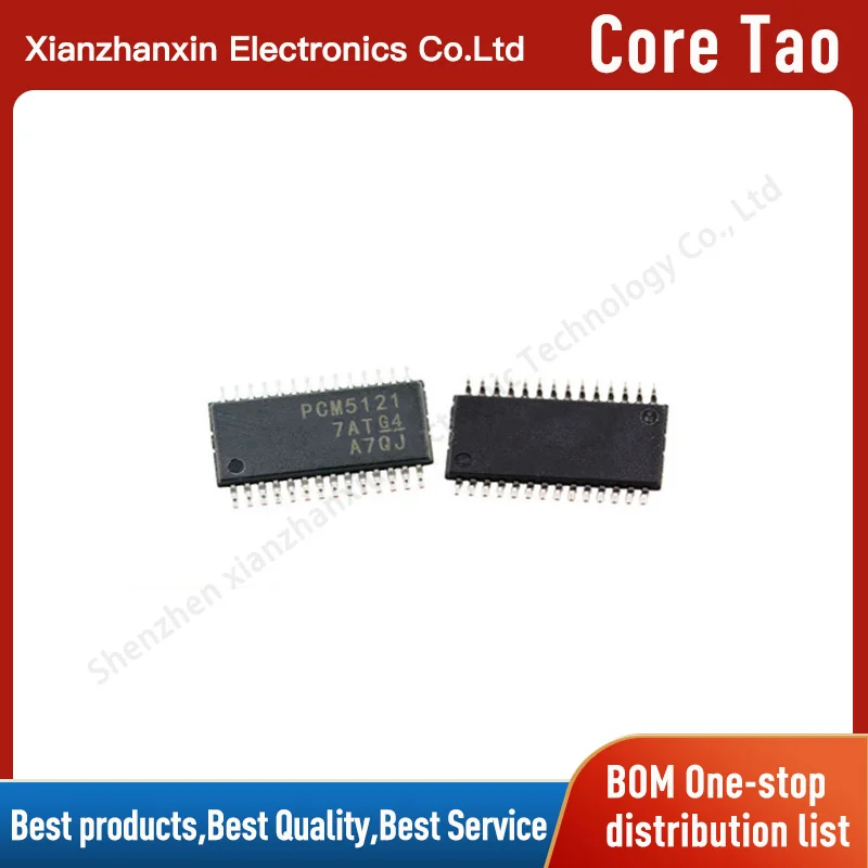 2~10PCS/LOT PCM5121PWR PCM5121 TSSOP-28 Audio adc chip brand