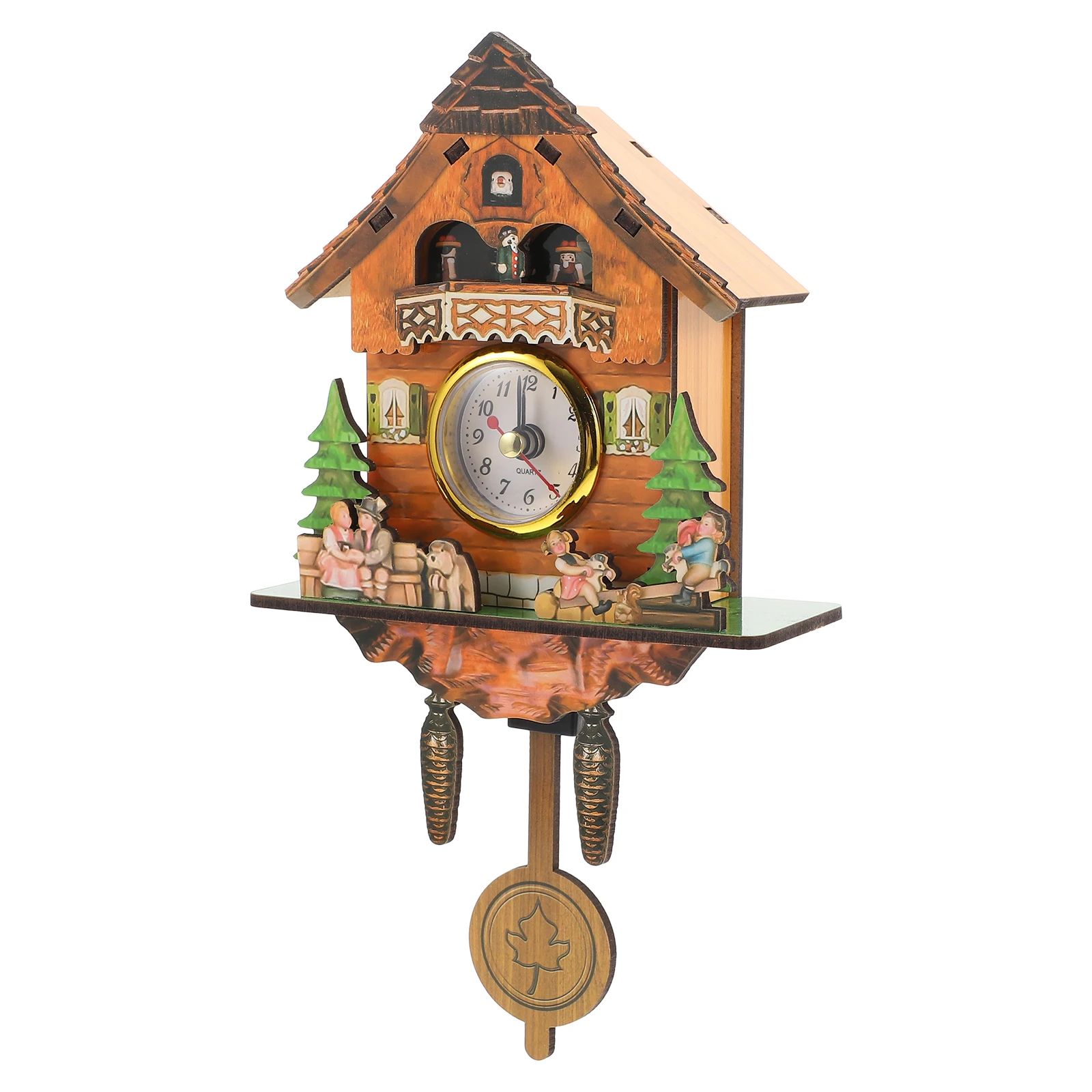 

Vintage Wooden Wall Clock Exquisite House Design Interior Decoration Retro Hanging Clock For Bedroom Bar Cafe