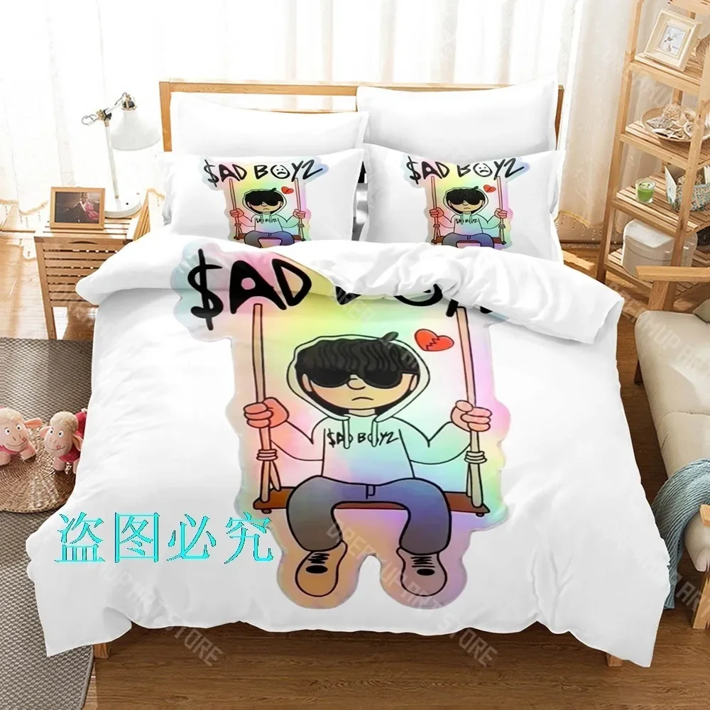 2026 3D Print Junior H Sad Boyz Celebrity Album Bedding Set Single Twin Full Queen King Size Bed Set Adult Kid Bedroom Duvetcove