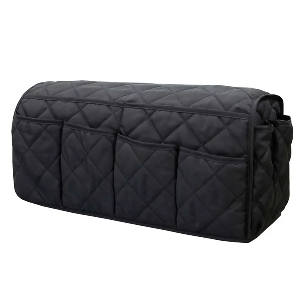 Waterproof Sofa Armrest Organizer with Multiple Pockets Non Slip Armchair Caddy for Storage of Remote Phone and Magazines