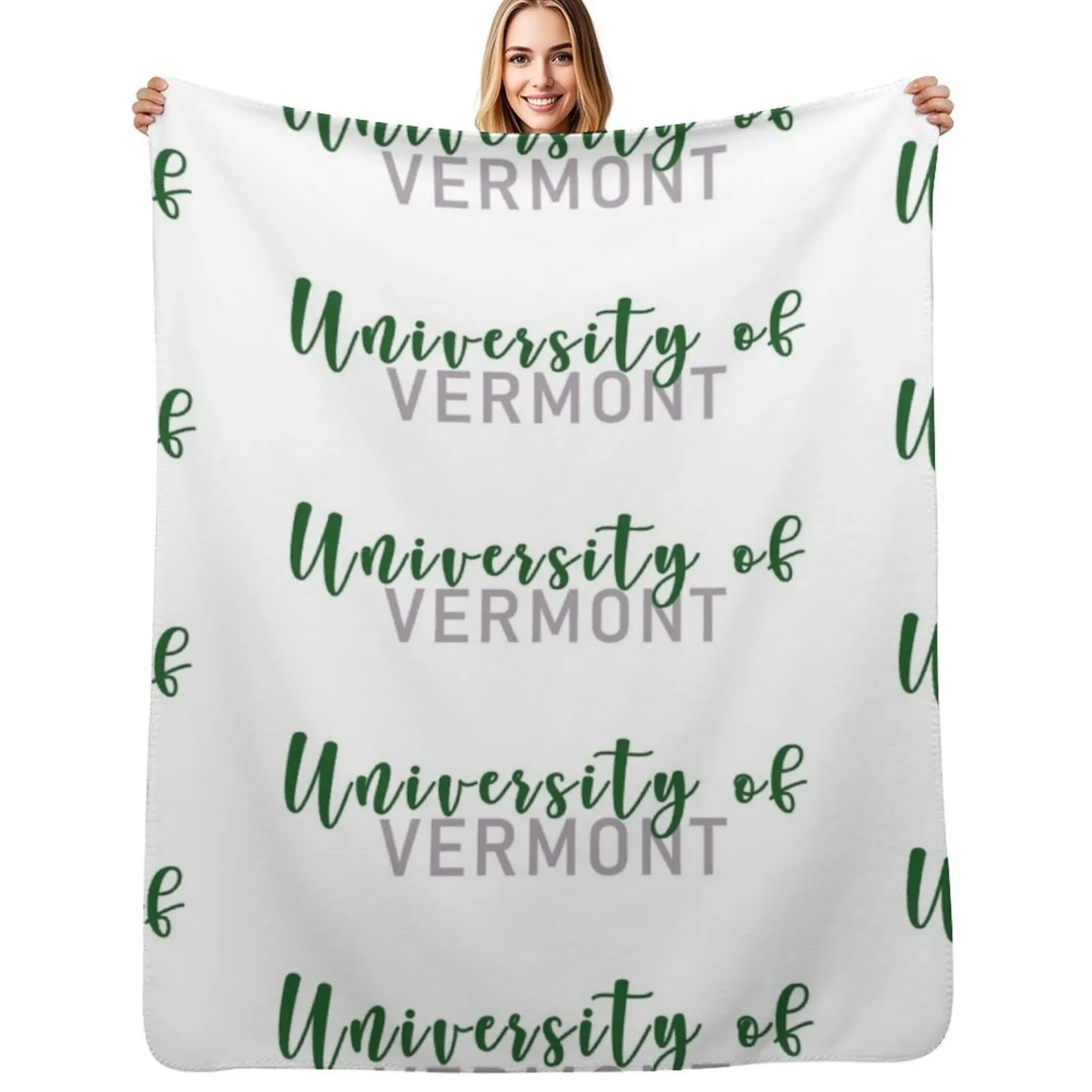 University of Vermont! Throw Blanket Warm Throw Blanket Gift for Anniversary