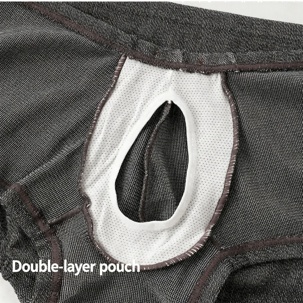 Men's Ice Silk Mesh Boxer Briefs Ultra-thin Breathable Cool Quick Dry Underwear Soft Comfortable Panties for Summer Daily Wear