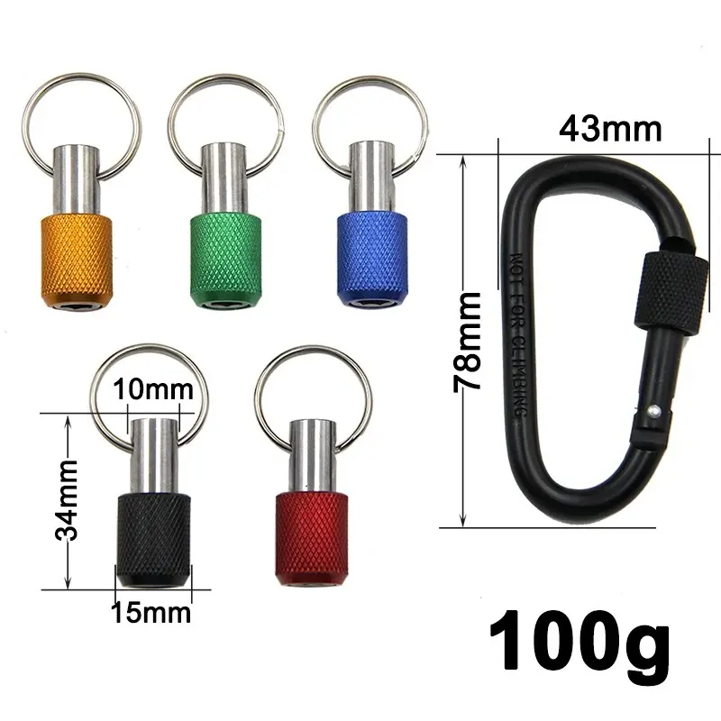

1/4 Hexagonal Handle Screwdriver Quick Release Sleeve Conversion Rod Tool Set 5pcs Color Keychain Quick Change Extension Rod