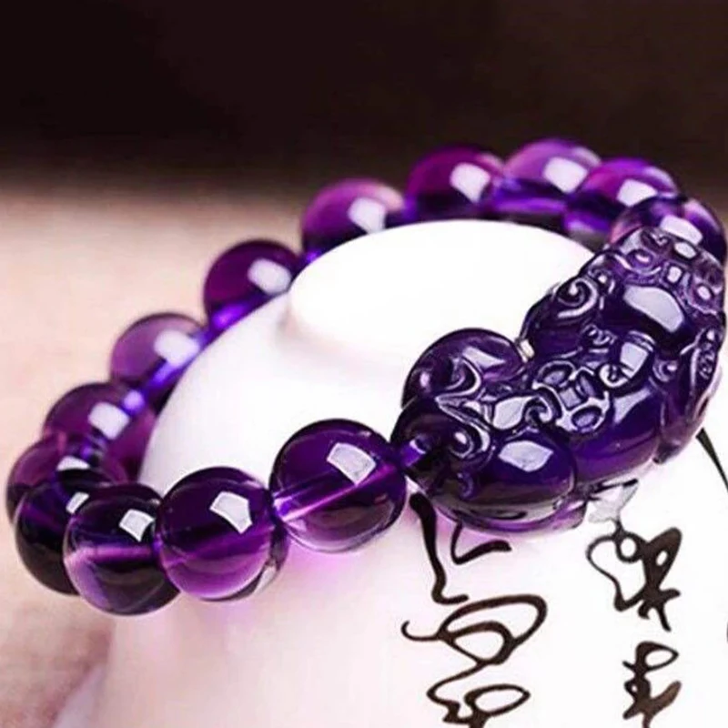 Crystal Bracelet, Pixiu Show, Good Luck, Chinese Feng Shui Beast, Crystal Bead Bracelet, Party, Birthday Gift for Men and Women