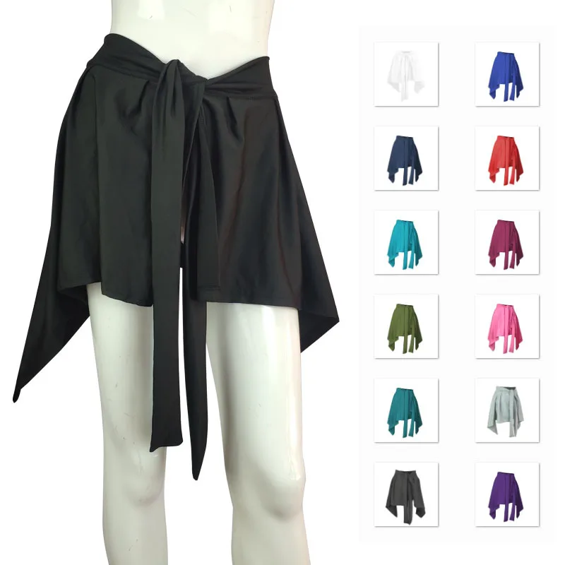 One-piece Women's Dance Skirt Anti-embarrassing Dancewear Hip Covering Scarf Sports Shawl Lady Ballet Skirt Yoga Dance Skirt