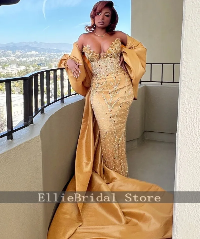 

Сексуальные платья для выпускного вечера с v-образным вырезом, изысканные вечерние платья с кристаллами и блестками, русалка с оборками для женщин, 2026, вечерние платья по индивидуальному заказу