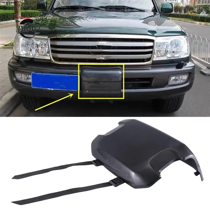 

A64P-1Pcs Car Front Bumper Winch Cover Trim Fit For Toyota Land Cruiser LC80 4500 FZJ80 1992-1998 Accessories Kits