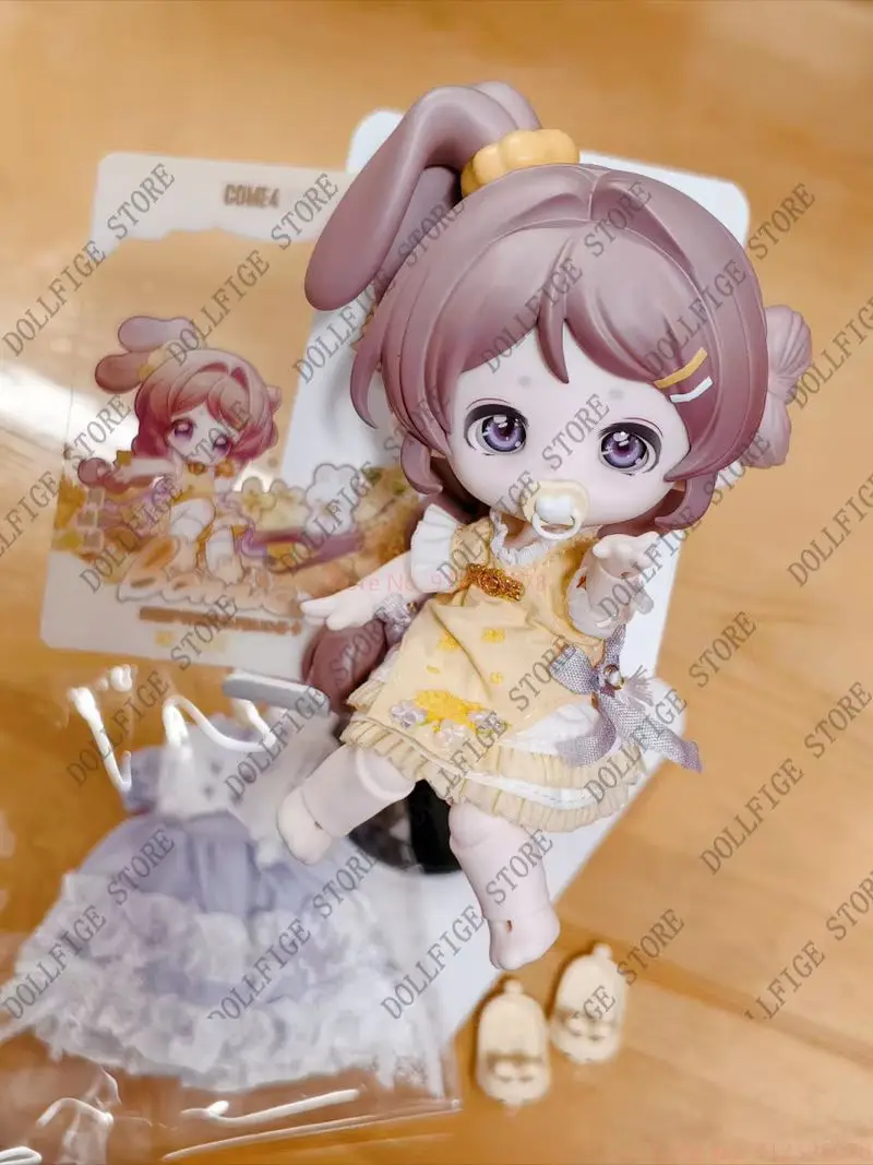 متوفر في المخزون Kawaii Come4free كعكة الحليب والقمر 12 نقطة عمل الشكل فستان Bjd دمية صندوق أعمى الديكور هدايا عيد الميلاد المحدودة