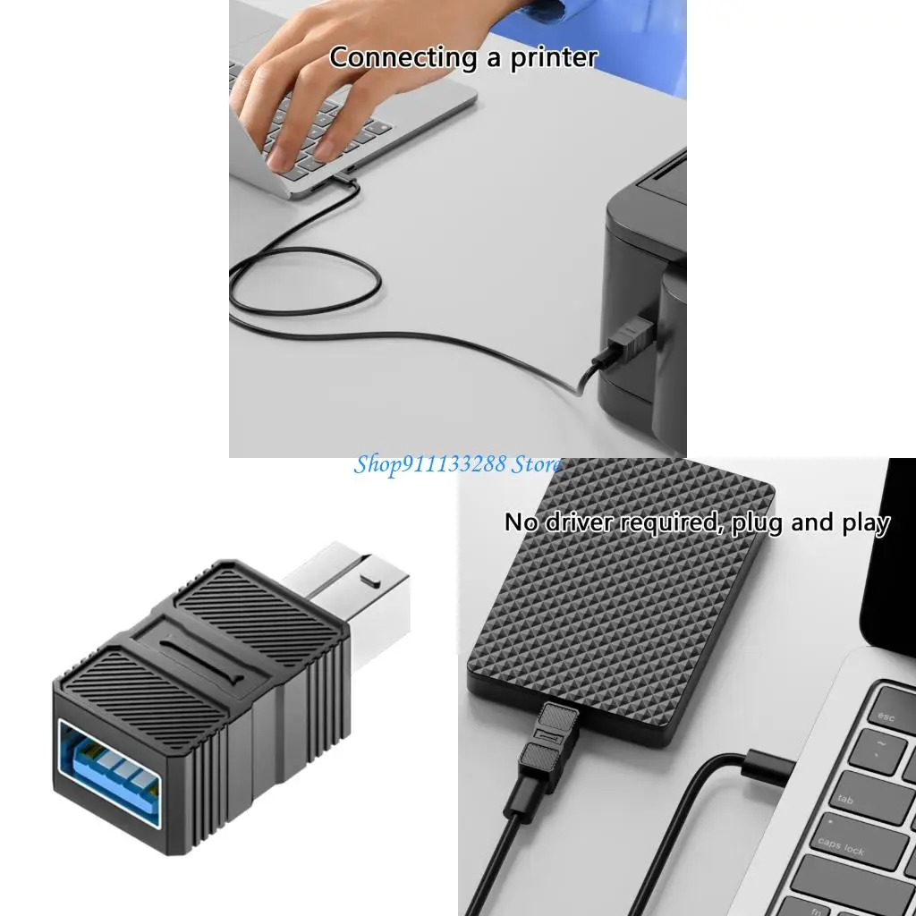 

G88D USB B Printer Adapter USB B Male To USB Type C Female Converter Printing Adapter