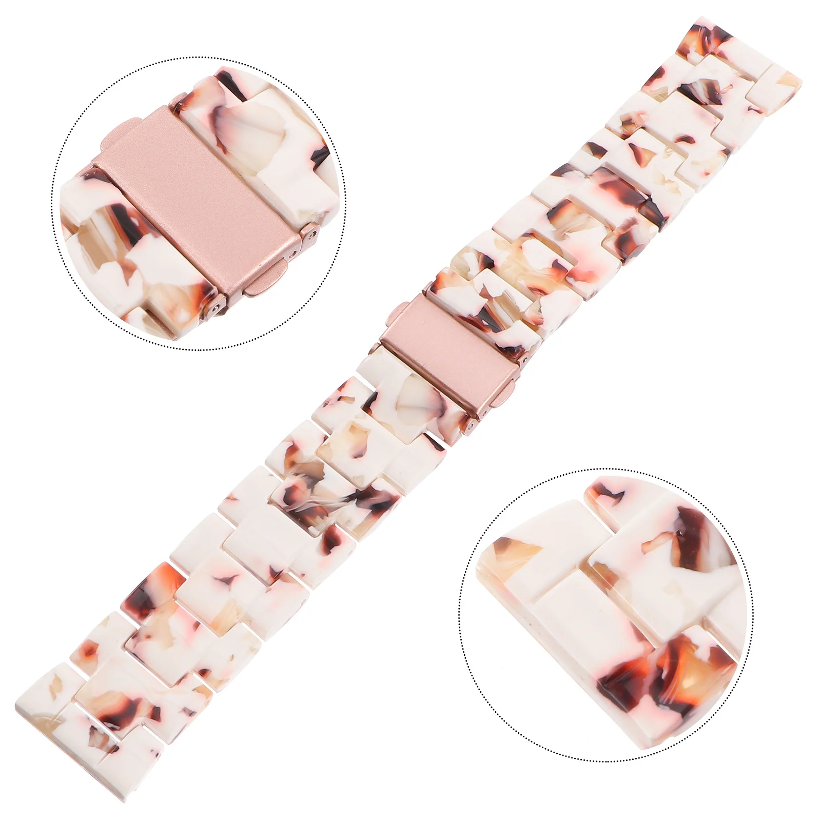 22 mm Smartwatch-Armband, Premium-Harzmaterial, wasserdicht, kratzfest, leicht, bequeme Passform, glatte Oberfläche, Sonnenlicht