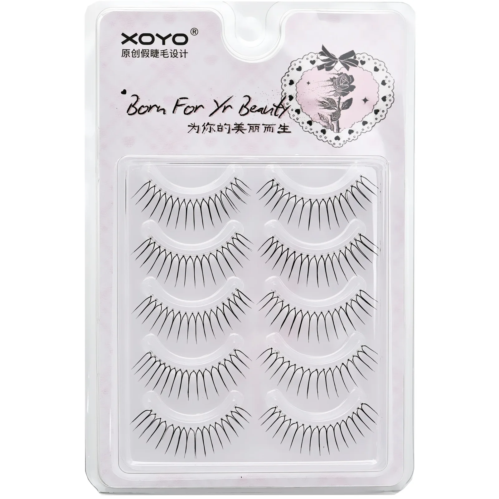 Pestañas postizas Kpop segmentadas en forma de U, grupo coreano, pestañas individuales naturales, pestañas de Manga de gran capacidad DIY