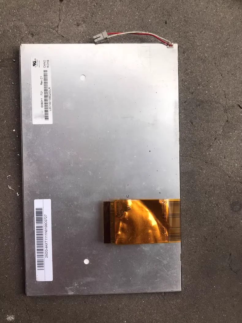 Ecran-lcd-8”g080y1-t01-teste-et-intact