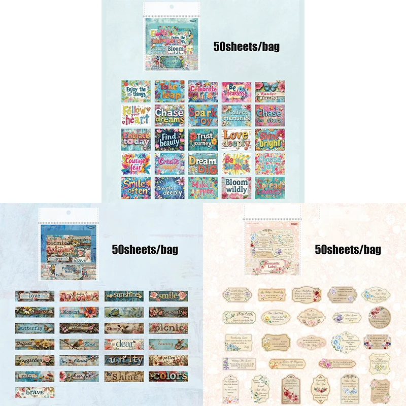 السيد ورقة 150 قطعة/3 أكياس حديقة كلمة الخضار سلسلة النسيج ملصق حزمة DIY بها بنفسك كتيب القصاصات ألبوم إطار صور مذكرات شنق العلامة #5