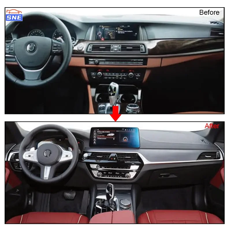 OUYE for  G30 Hot Sale High Quality Car Interior Parts Modified Door Panel Central Control Navigation Screen