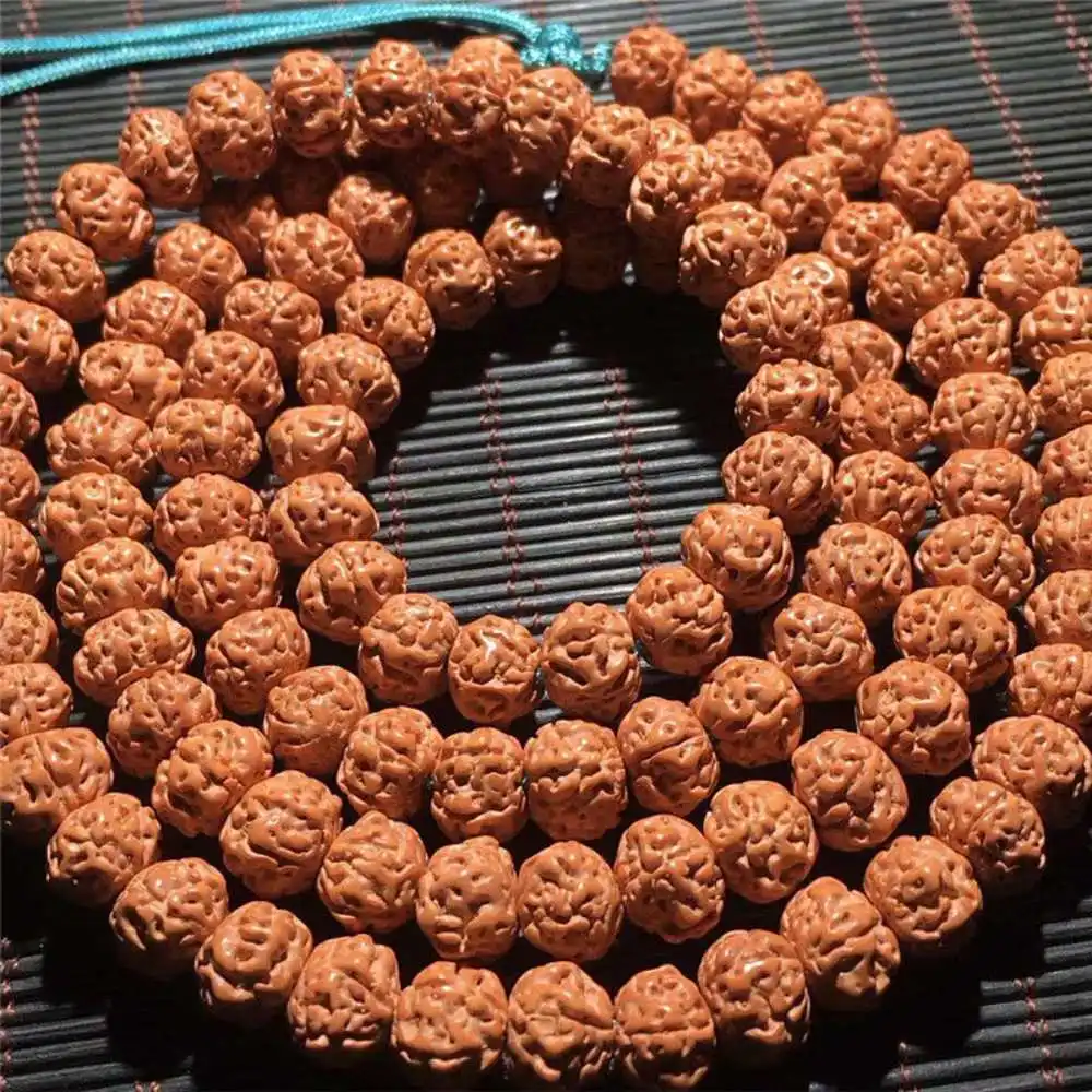 

5 MUKHI RUDRAKSH FACE RUDRAKSHA 8MM MALA NEPAL 108 Blessing Christmas spread National Style Restore Cuff Fancy Thanksgiving Day