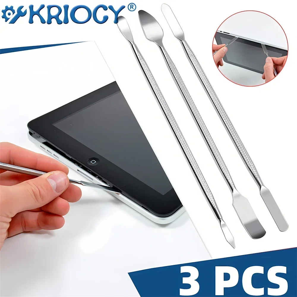 

1/3pcs Universal Repair Opening Tools Metal Laptop Phone Disassemble Crowbar Kit Steel Pry Phone Spatula Hand Repairing Tool Set