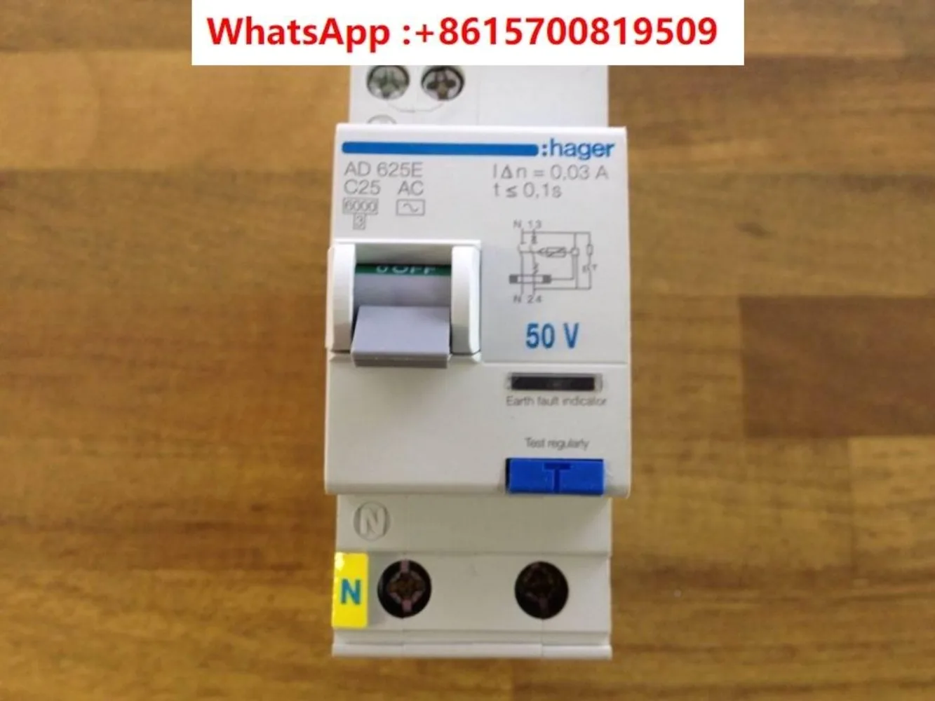 AD625E 2P 25A electronic leakage breaker leakage switch