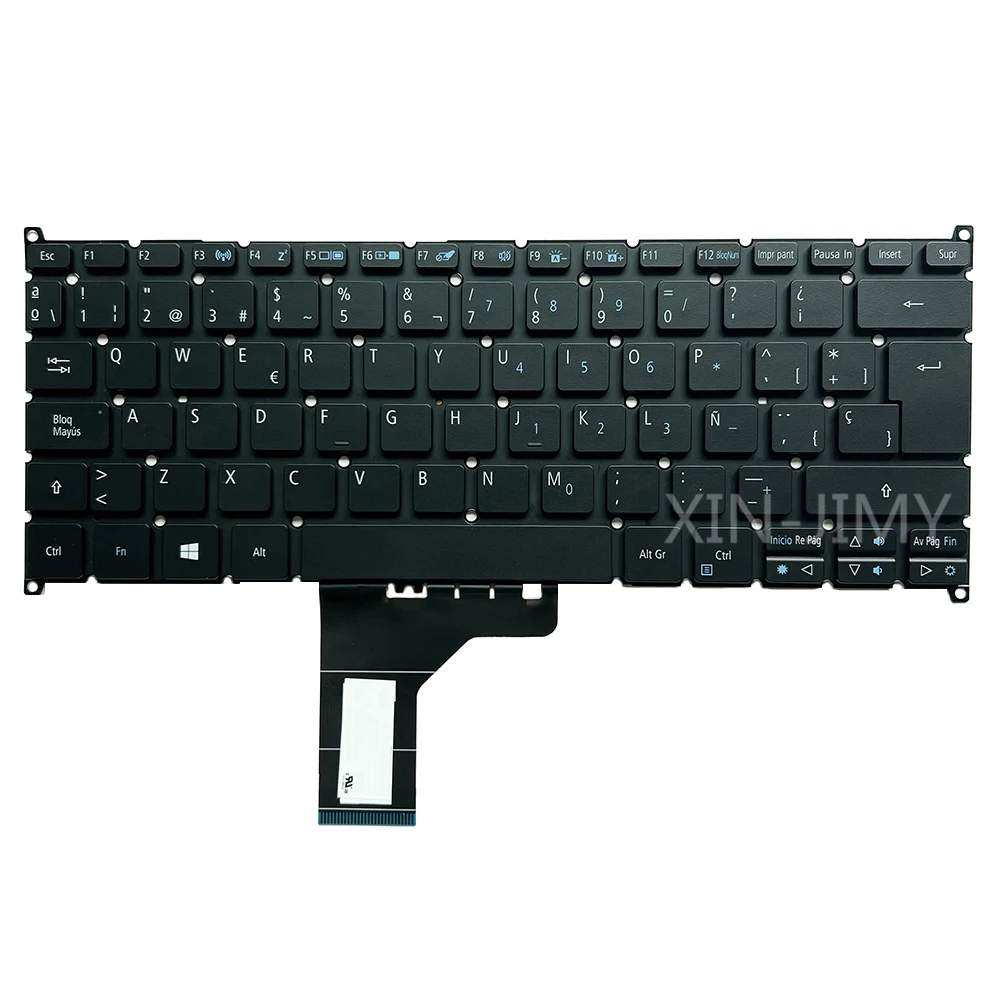 Imagem -03 - Teclado Retroiluminado para Acer Spin Sp513 Sp51351 Sp513-513-51-53t5 Sp513-51-54k0 Sp513-51-58fw Sp513-5139yz Sb3p _ A53bwl