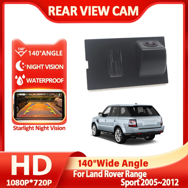 140° HD 1080P Car Rear View Camera For Land Rover Range Sport 2005~2009 2010 2011 2012 Night Vision Reverse CCD Accessories