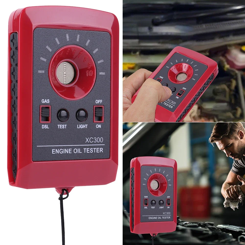 Motor Engine Detector 12V Car Oil Quality Tester Digital Car Oil Tester Engine Oil Quality Detector Automotive Engine Diagnosis