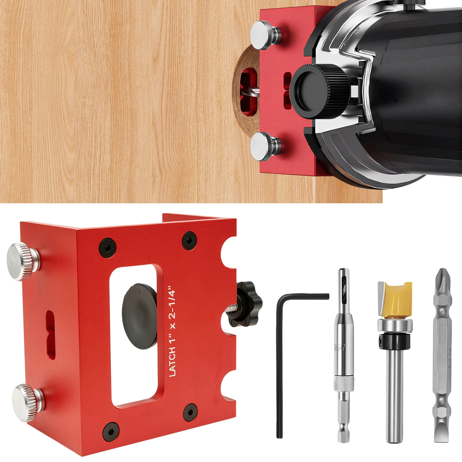 Door Latch Mortising Jig 1
