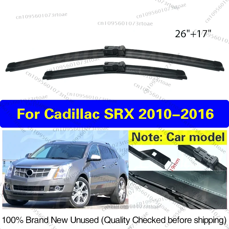 

For Cadillac SRX 2010 2011 2012 2013 2014 2015 2016 Wiper Front Wiper Blades Windshield Windscreen Window Car Accessories 26"17"