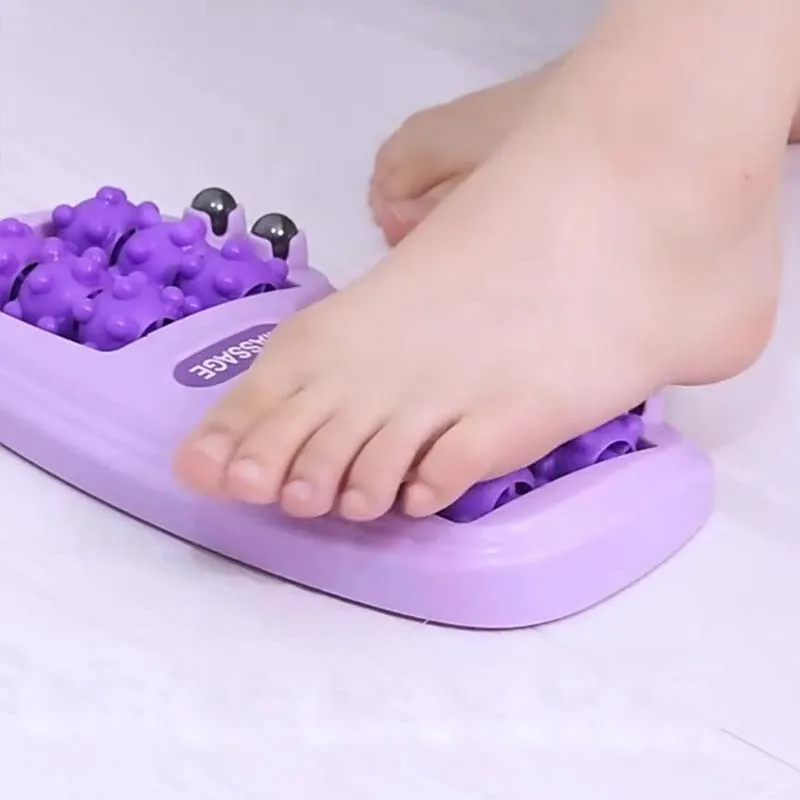 Foot Massager Roller Acupressure Reflexology Massage Tool Trigger Point Therapy Foot Roller for Relaxation and Tired Feet