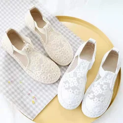 2022 Women's Fashion Ballet Flats Work Shoes Woman Loafers Breathable Female Slip-On Boat Shoes Casual Sneaker Women Shoes