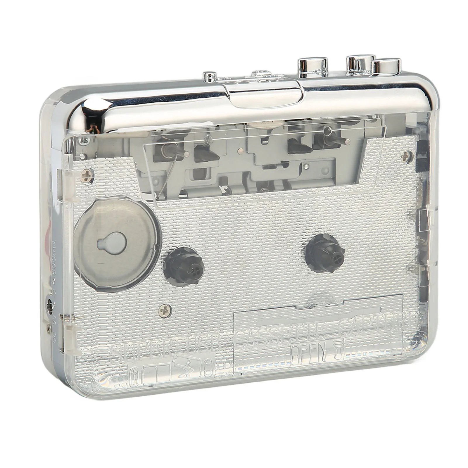 Portable Cassette Player Tape Playback Function Multifunction Clear Stereo Sound FM Radio Cassette Player with 3.5mm Jack